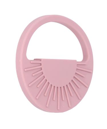 Baby Teether Easy to Clean Healthy Easy to Hold Semicircle Silicone Teether for Babies