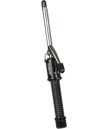 1/2 Inch 40 Heat Settings Auto Shutoff Ceramic Curling Iron - Silver | International Shipping Available - Buy Online on SooperMarket.com