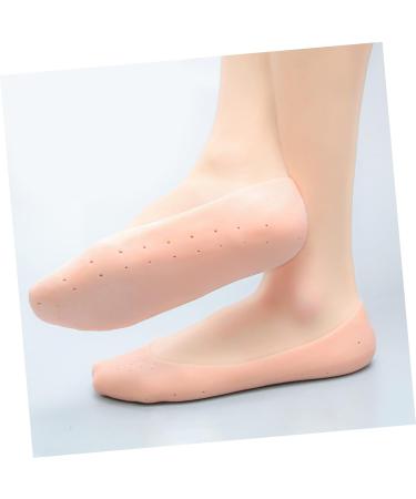 minkissy 4 Pairs Silicone Feet Plantar Socks Silicone Gel Moisturizing Socks Foot Spa Socks Foot Lotion Socks Cracked Feet Socks Anti-Cracking Socks Stretchy Gel Socks Spa Corn L 19.5X9.5X1.5CM - Buy Online on SooperMarket.com