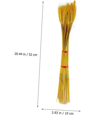 Zerodeko 100pcs Dried Wheat Ears Bouquet Decor Floral Arrangement Wheat Ear Desktop Wheat Ear Dried Flowers Bouquet Wheat Stalks Wedding Wheat Ear Flower Arrangement Dried Flowers. Barley Yellow 52X10CM - Buy Online on SooperMarket.com