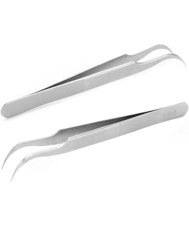 Buy Antistatic Precision Tweezers - Improved Stainless Steel for Electronics Lab Work Jewelry & Industrial Use | International Shipping Available - Buy Online on SooperMarket.com