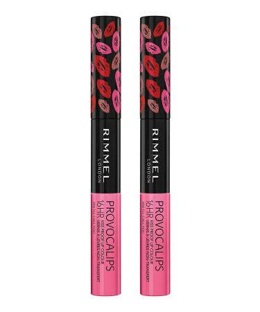 Rimmel Provocalips Lip Colour I'll Call You 0.14 Fluid Ounce (Pack of 2) I'll Call You 0.14 Fl Oz (Pack of 2)