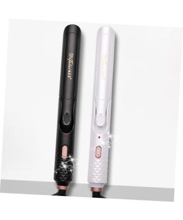FOYTOKI 1pc Curling Iron for Salon Hair Straightener Brush Hair Straightener and Curler Curling Wand Black US Plug Black - Buy Online on SooperMarket.com