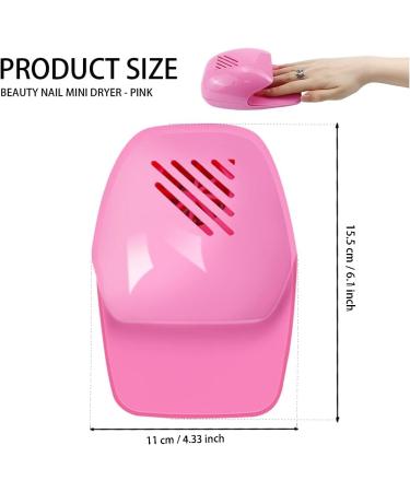 XiXiYang Small Electric Nail Dryer | Portable Quick Dry Air Blower for Fingernail & Toenail Polish - Buy Online on SooperMarket.com
