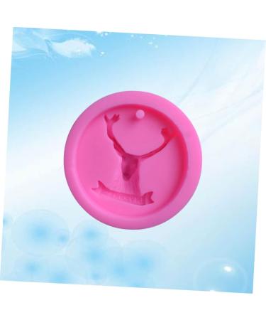 HAPINARY DIY Reindeer Candy Mold Chocolate Candy Molds Xmas Candy Cakesicles Mold Candles for Cake Christmas Candle Moulds Christmas Chocolate Molds Chocolate Silicone Molds 3D Gift Soap Violet 9.00X9.00X2.70CM - Buy Online on SooperMarket.com