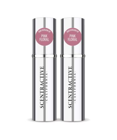CA Perfume Impression of Emra Pink Floral For Women & Men Fragrance Concentrated Long Lasting Eau de Parfum Spray Refillable Glass Atomizer Bottle 0.17 Fl Oz/5ml-X2 EMRA PINK FLORAL 0.17 Fl Oz X 2