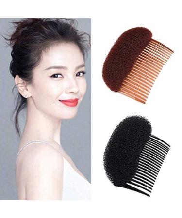 2PCS Sponge Hair Base Inserts - Brown Bun Maker & Braid Tool for DIY Hair Styling - Buy Online on SooperMarket.com