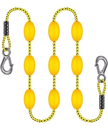 SELEWARE 65ft Boating Tow Rope for 1-4 Rider Tubes | Stainless Steel Hooks & Floats | Water Sports Essential - Buy Online on SooperMarket.com