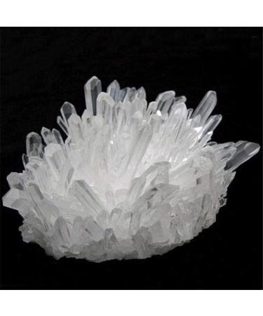 ROUPWKWO Natural Crystal Cluster Raw Quartz White Stones Crystal Point Specimen Home Decoration Raw Crystals NaturalReiki Decoration (Size : 300-350g) - Buy Online on SooperMarket.com