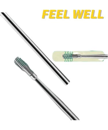 SOMROZ 6-Piece Ear Cleaning Tool Set 2023 - Professional Stainless Steel Earwax Removal Kit with Spiral Design and Portable Keychain Case - Buy Online on SooperMarket.com