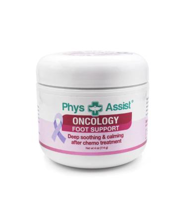 PhysAssist Oncology Foot Support  Soothing  Calming and Hydrating After Chemo. Non irritant  Clinically Tested. 4 oz Jar