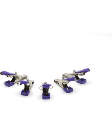 Veterinary EKG/ECG Alligator Electrode Clip Reusable Universal Connection Snap Set of 5 - Buy Online on SooperMarket.com