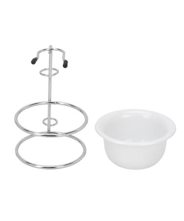 2 Pcs Men s Stainless Steel Shaving Set - Compact Shaving Soap Bowl & Brush Holder for Travel & Home - Buy Online on SooperMarket.com