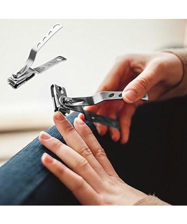 Stainless Steel Nail Tips Clipper Trimmer Manicure Nail Art Toes Clippers - Buy Online on SooperMarket.com
