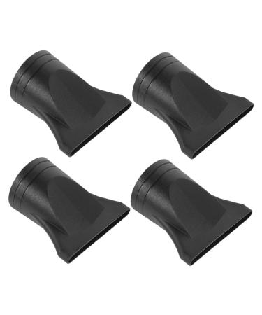 FOYTOKI 4pcs Plastic Hair Dryer Narrow Nozzle Accessory for Hairdryer Blow Dryer Nozzle Black