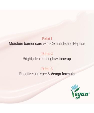 ESPOIR Water Splash Sun Cream Ceramide 60ml | Moisturizing CeramideNP Peptide Sun Block with Tint | Substitute BB Cream | Korean Base Makeup - Buy Online on SooperMarket.com