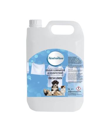 Fresh Linen - NeutraHaze Odour Eliminator & Disinfectant - The Science Of Odour Control (5 Litre) 1.00 ml (Pack of 1)