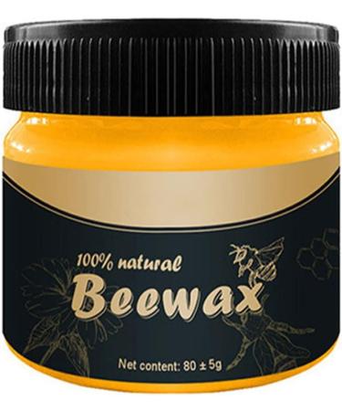 Furniture Polishing Beeswax - Premium Wood Floor Cleaning Wax with Sponge for Tables & Cabinets Care - Buy Online on SooperMarket.com