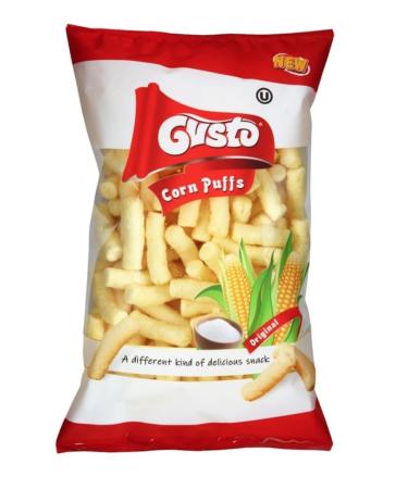 Gusto Corn Puffs Salty Simple 45g - Pack of 5