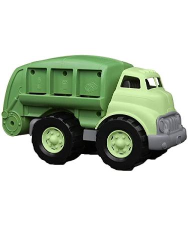 Green Toys Recycling Truck in Green Color - BPA Free, Phthalates Free Garbage Truck for Improving Gross Motor, Fine Motor Skills. Kids Play Vehicles