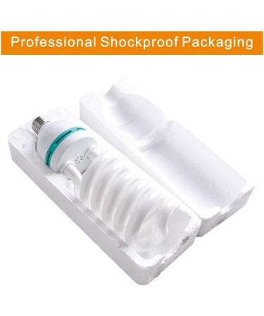 85W Aqirui CFL Daylight Spiral Softbox Bulb (5500K) E27 Socket for Studio Photography - 1 Pack - Buy Online on SooperMarket.com