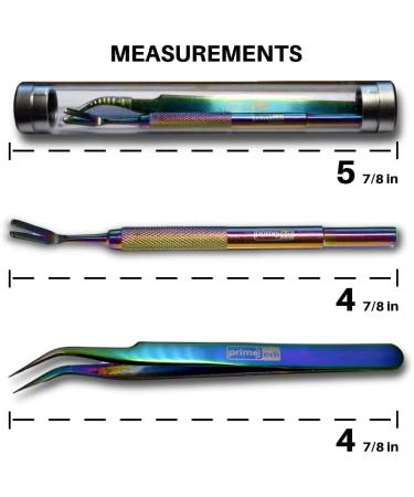 2-in-1 Tick Removal Tool Set for Humans, Dogs, and Cats - Curved Angled Tweezer, V-Shaped Tick Removal Tool - Camping Tick Removal Kit - Medical Tweezers (1 Set) - Buy Online on SooperMarket.com