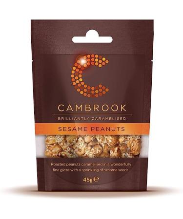 Cambrook | Almonds Hickory Smoke Seasoned 45g | Peanuts Caramelised Sesame Seeds 45g | Sweet Chilli Peanuts & Cashews 45g by Food Sanctuary - Buy Online on SooperMarket.com