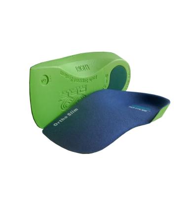 OR8 3/4 Length Slim Fit Insoles Arch Support Shoe Boot Inserts Orthotic Foot Supports Insole Flat Feet Insert and Low Arches High-Density Women Men (L 9-10.5)