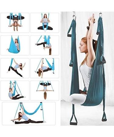 Maxwelly Aerial Yoga Swing Hammock Grey - Gym & Home Fitness Inversion Tool - Buy Online on SooperMarket.com