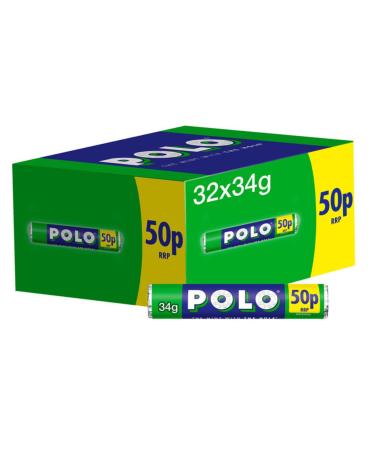 Wowboxme Full Boxes Of Polo Mint Tubes 32x34g (Original Mint)