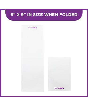 Gemini GEMMIDI-Acc-FOLD Midi Manual Die Cutting & Embossing Machine-Plastic Folder-2 Pack 6 x 9 Clear Single - Buy Online on SooperMarket.com