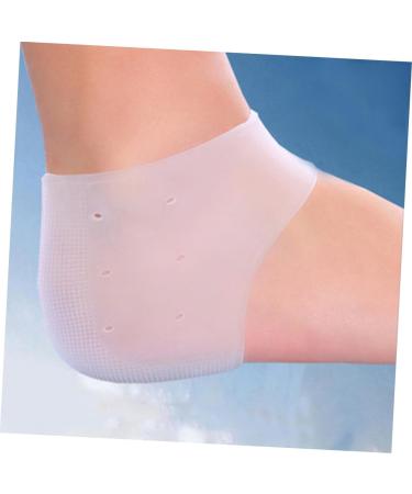 FOMIYES 5 Pairs Anti-Cracking Heel Socks Crack Heel Gel Socks Hydrating Socks High Heel Socks Vented Moisturizing Gel Heel Socks Silicone Protective Sleeve Foot Moisturizing Socks White - Buy Online on SooperMarket.com