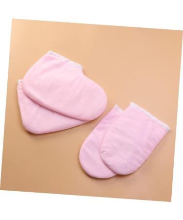 minkissy 2 Pairs Paraffin Wax Gloves Dry Hands Gloves Paraffin Wax Mittens Bath Mitt Heated Glives Mittens Kids Beauty Gloves Paraffin Wax Warmer Mittens Thermal Heated Mitt Product Care - Buy Online on SooperMarket.com
