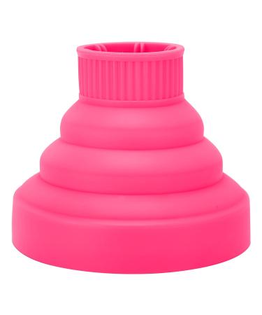 6Colors Foldable Hairdryer Diffuser Universal Collapsible Folding Hair Blower Diffuser Cover Fast Drying Blow Dryer Diffuser Attachment Styling Hairdressing Tool for Curly and Wavy Hair(Pink)