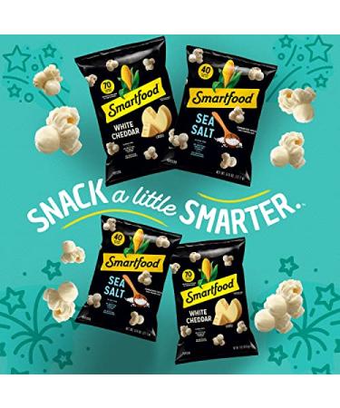 Smart50 Sea Salt Popcorn - 0.5oz Bags (36 Pack) | Healthy Snack Option - Buy Online on SooperMarket.com