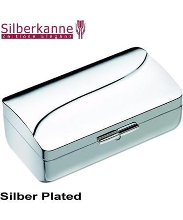 Premium Silver Plated Lipstick Box - Exclusive Silver Jug Lipstick Holder 9x5x3 cm | Ready for Gifting - Buy Online on SooperMarket.com