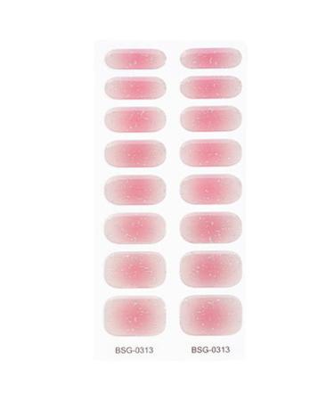 Semi Cured Gel Nail Polish Stickers Fashion Classical Nails Strips Waterproof Adhesive Full Wraps Gel Nail Art Stickers Semi Cured Gel Nail Strips Starter Kits BSG0313