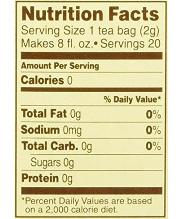 Celestial Seasonings Lemon Lavender Lane Herbal Tea, 20 Count - Soothing & Refreshing Blend - Buy Online on SooperMarket.com