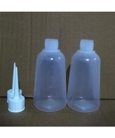 U-K 100ML Industrial Glue Gel Oil Reusable Plastic Squeeze Bottle Liquid Dispensing Dropper Bottles with Scale for Crafts Art Glue Multi Purpose as shown - Buy Online on SooperMarket.com