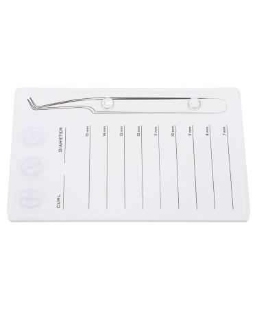 Magnetic Eyelash Board Eyelash Acrylic Board Eyelash Display Tray Eyelash Grafting Supplies Eyelash Extensions Tray Eyelash Accessories Eyelash Extension Tool Eyelash Supplies White