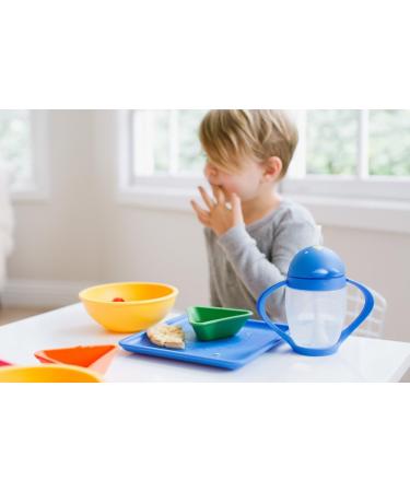 Lollaland Weighted Straw Sippy Cup | Made in the USA | Transition Kids Infant & Toddler Cup | Shark Tank Product | Brave Blue Color - Buy Online on SooperMarket.com