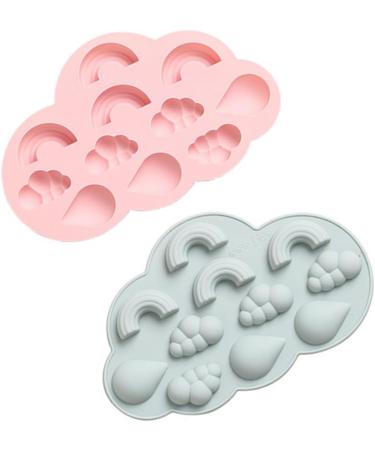 6 Pcs Silicone Mold Silicone Ice Mold Cake Mold Chocolate Mold Cookie Mold Baking Mold Biscuit Kitchen Supplies Silica Gel 22.6X14.5X1.5CMx3pcs Assorted Colorx3pcs - Buy Online on SooperMarket.com