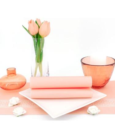 50 APARTina Peach Airlaid Napkins - Premium Fabric-Like Disposable | 33x33 cm | Ideal for Events & Gatherings - Buy Online on SooperMarket.com