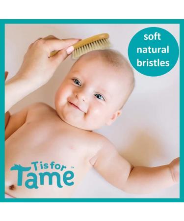 Tame Kids Hair Bundle: Natural Hair Taming Cream & Spray for Frizz, Flyaways & Static - Safe for Babies & Toddlers - Includes Bag & Soft Brush - Buy Online on SooperMarket.com
