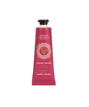 Bread the Sens French hand cream with shea butter - grape - moisturizer for dry and sensitive hands - 96% of course - 30 ml hand cream mini format grapes 30 ml (1 Pack)