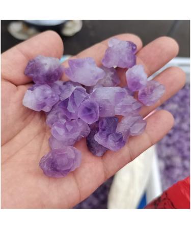 Natural Amethyst Raw Quartz Small Cluster Reiki Stone Crystal Point Specimen Home Decor Raw Crystals Beautiful Crystal Cluster (Size : 60g) - Buy Online on SooperMarket.com