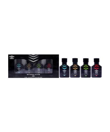 Umbro Mini Fragrance Collection by Umbro for Unisex - 4 Pc Mini Gift Set 1oz Power EDT Spray 1oz Ice EDT Spray 1oz Energy EDT Spray 1oz Action EDT Spray