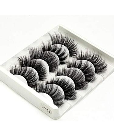 Desikixudy 3D-55(Mixed) Soft And Comfortable Cotton Thread Stem Stereo Multi-Layer Eyelashes Fiber False Eyelashes - Buy Online on SooperMarket.com