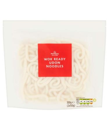 MORRISONS STRAIGHT TO WOK UDON NOODLES 2 X 150G