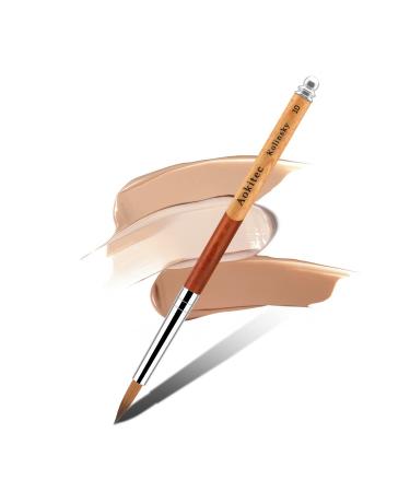 Acrylic brush for nails # 10 Sable Kolinsky nail brush for acrylic nails zobelhaar acrylic brush for nail art nail polish brush made of wood gel brush manicure tools 10 # mix wood
